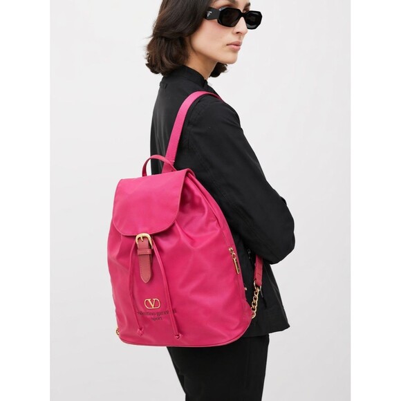 VALENTINO GARAVANI Nylon Backpack Pink Vintage main image 14